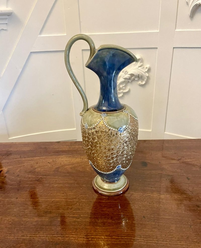 Antique Victorian Quality Doulton Lambeth Jug